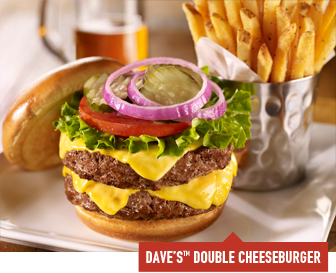 Dave's Double Cheeseburger